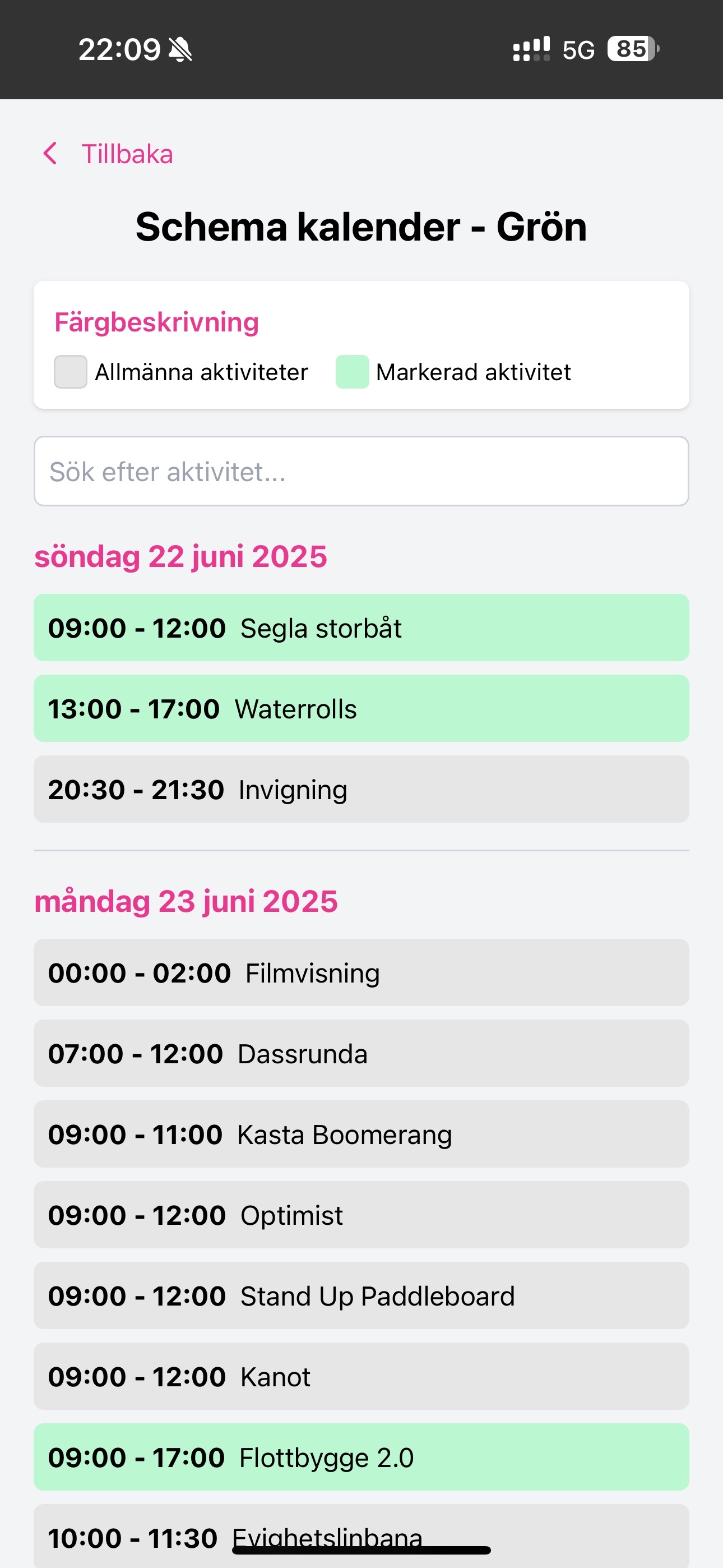 Eventplanering